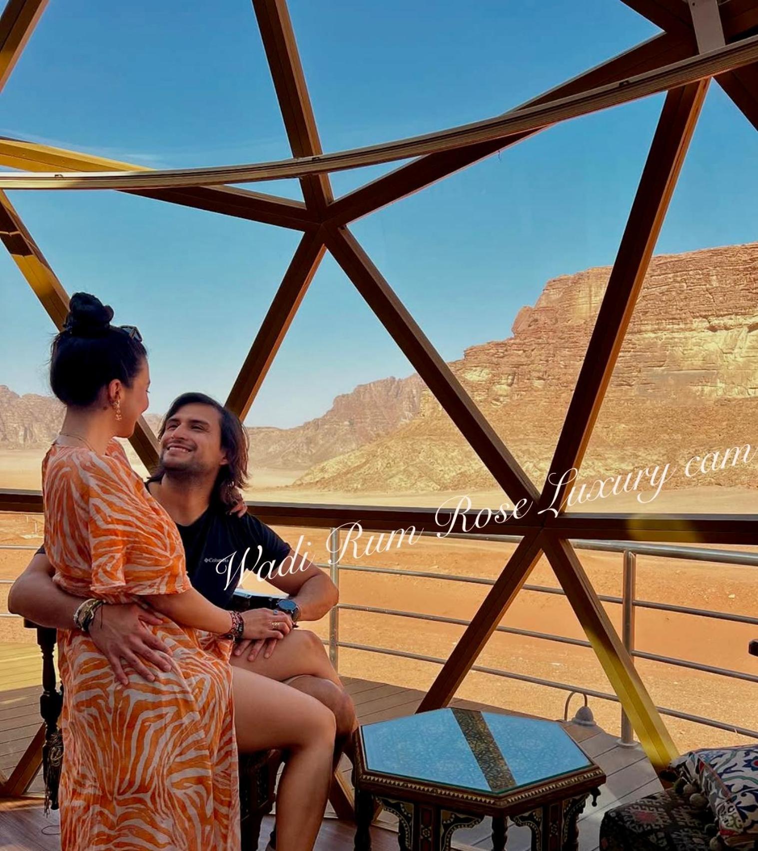 Wadi Rum Rose Luxury Camp Bagian luar foto