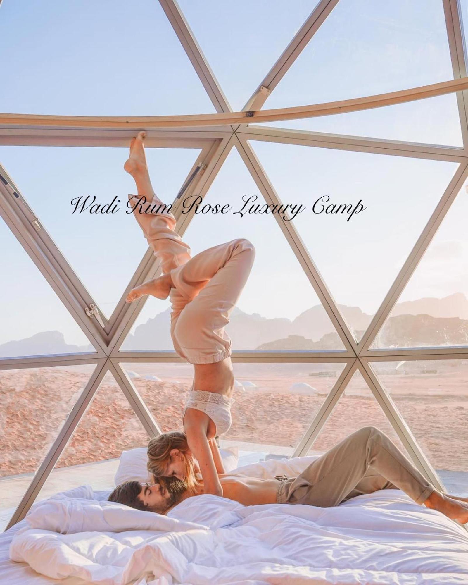 Wadi Rum Rose Luxury Camp Bagian luar foto