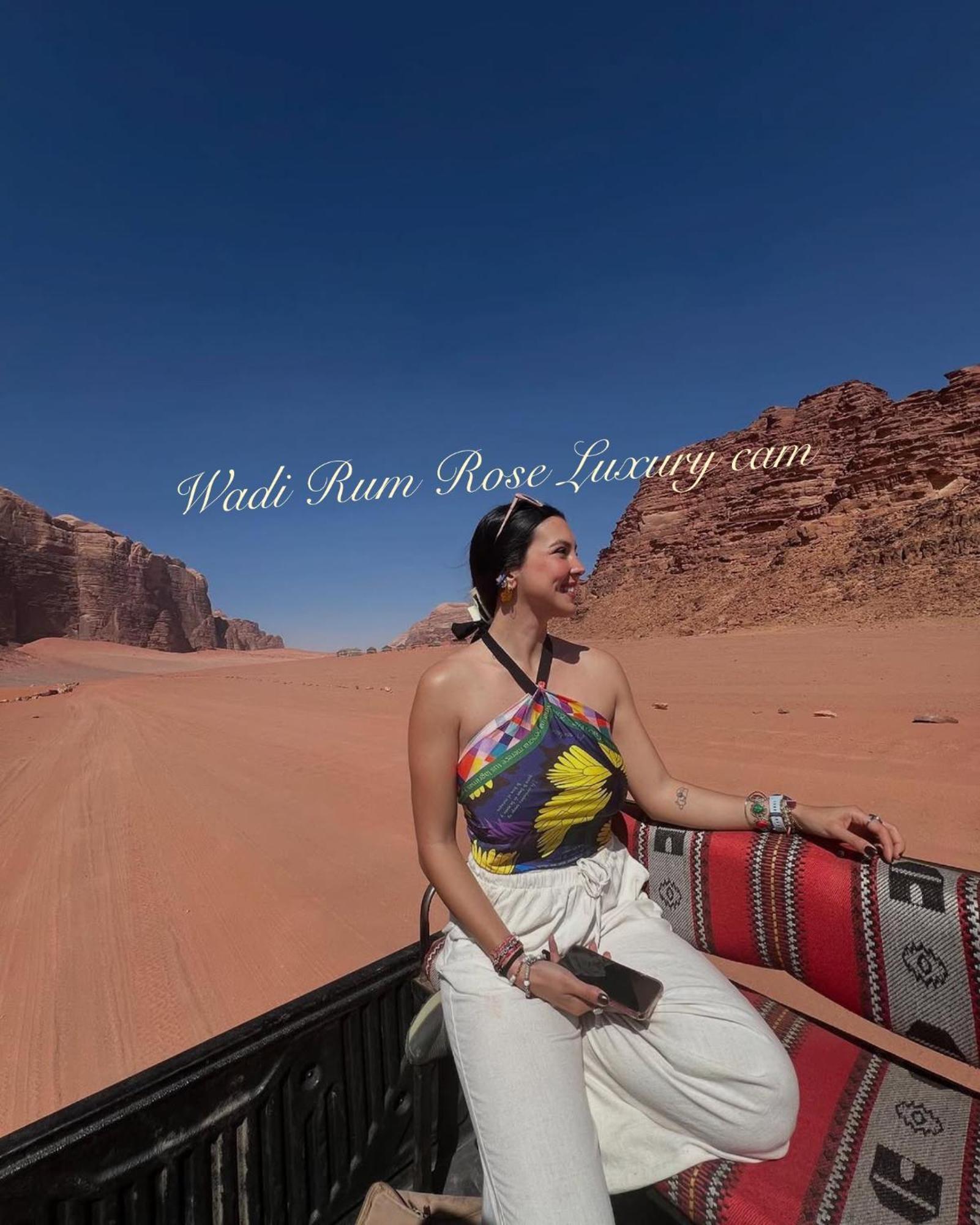 Wadi Rum Rose Luxury Camp Bagian luar foto