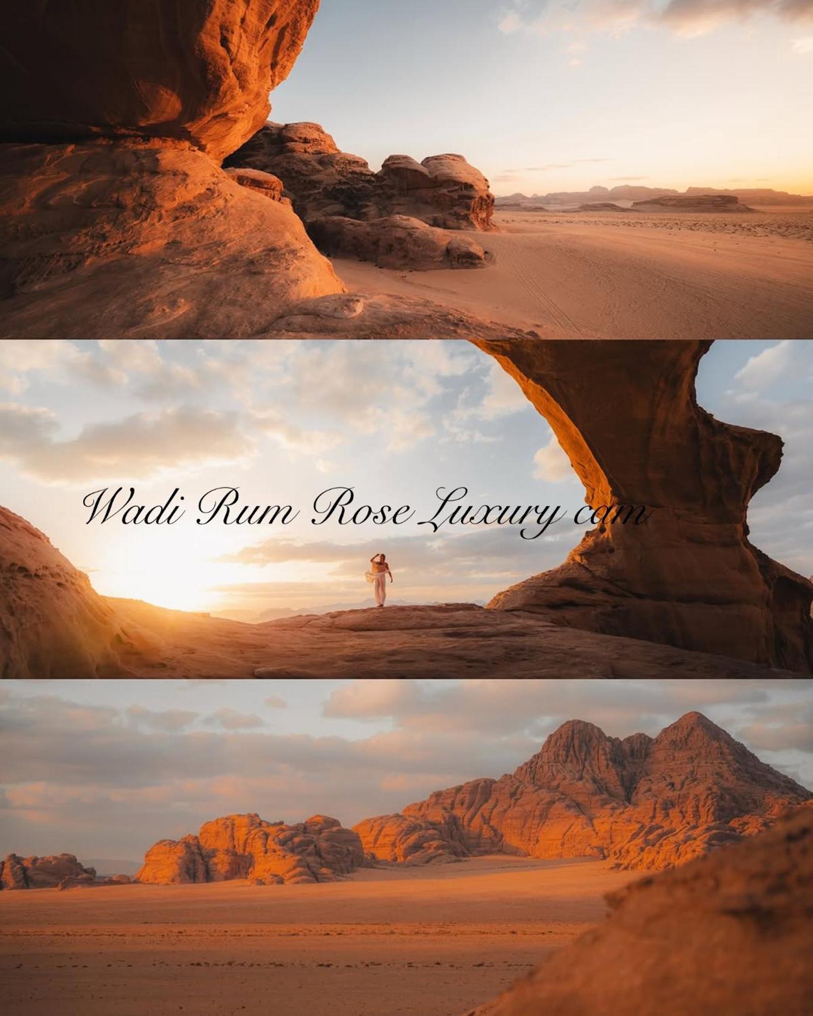 Wadi Rum Rose Luxury Camp Bagian luar foto