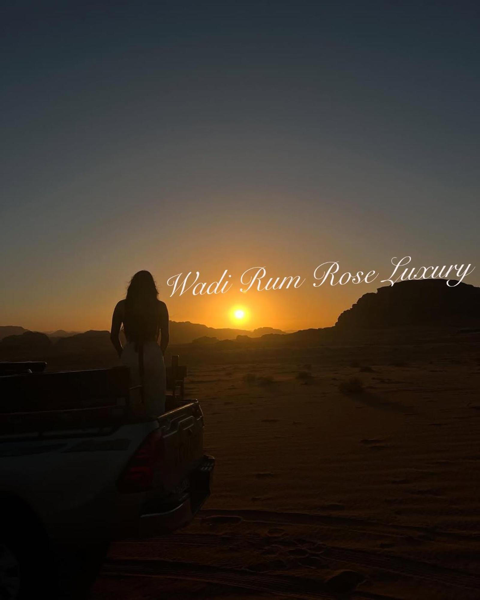 Wadi Rum Rose Luxury Camp Bagian luar foto